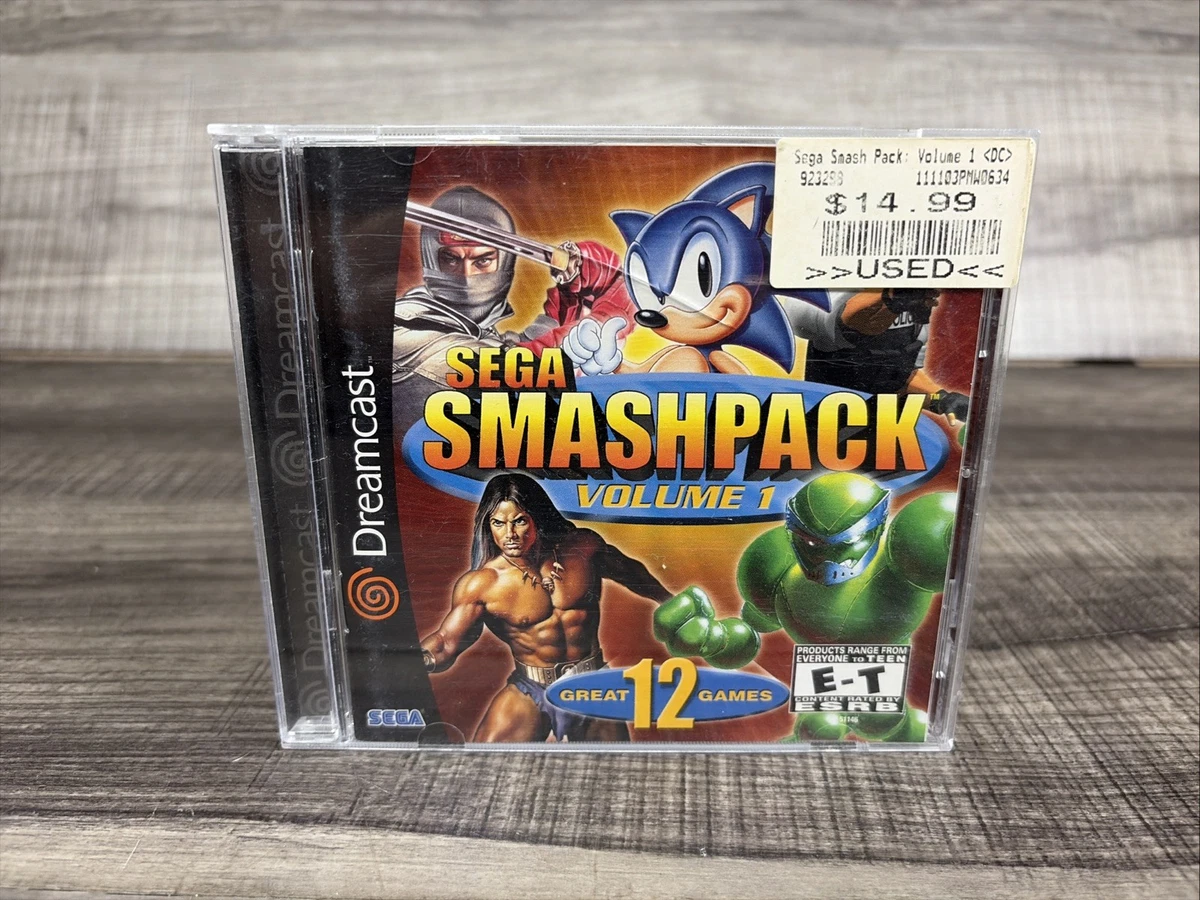 Sega Smash Pack: Vol. 1 Video Games for sale | eBay