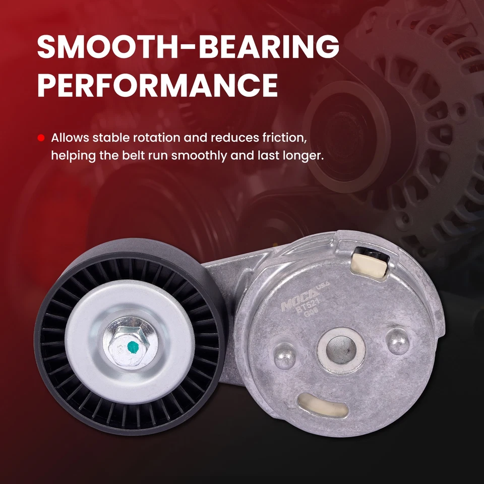 Conjunto de tensor de correa para Dodge Caravan Stratus Chrysler Sebring Voyager 2,4 L Foto 4 de 4