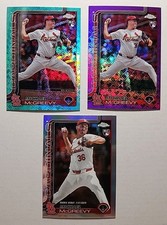 Lot of 3 2025 Topps Chrome Michael McGreevy (/250, /199, Debut Refractor)