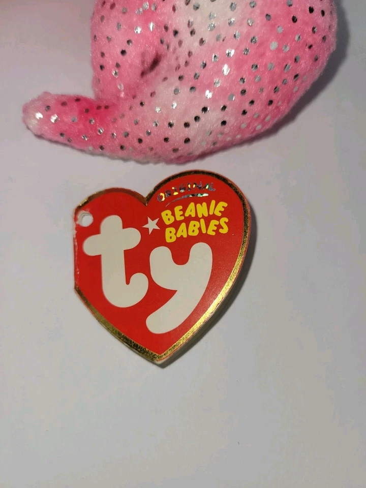 Ty 2006 Beanie Buddies Caranguejo Brilhante Rosa Sunburst Brinquedo Macio Bicho de Pelúcia  - Imagem 2 de 4