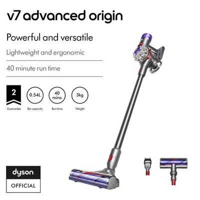 Dyson V7™ Advanced Origin stick vacuum (Silver/Silver) | eBay
