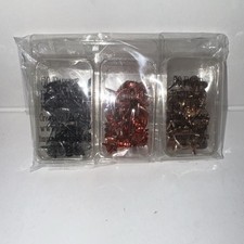 Creative Ideas Heart Shaped Blue, Red, Copper Colored Paper Fasteners