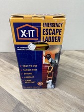 X-IT 2 Story Emergency Fire Escape Ladder 13 ft Compact Reusable