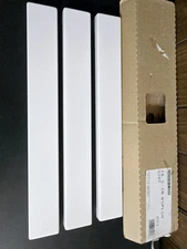 3 PACK !  18.5 in. W Cultured Marble Vanity Backsplash in White - UBS19Y-3Y