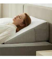 Bed Wedge Pillow, Multipurpose Cooling Gel Memory Foam Top, Machine Washable