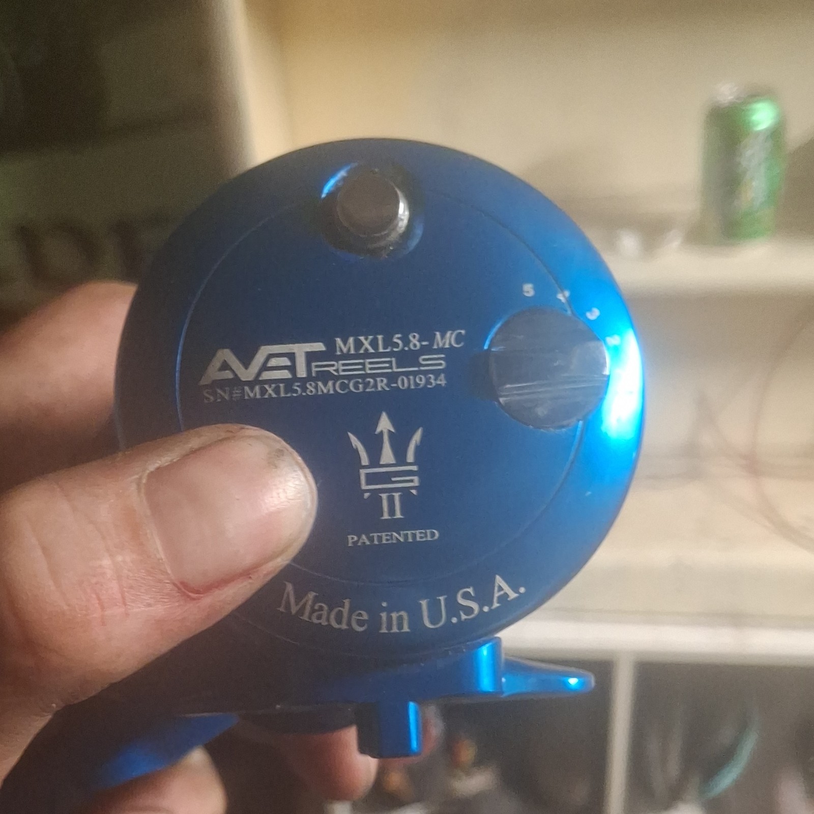 Mxl5.8-mc Aluminum Blue Fishing Reel Mpn Mxl5.8mcg2r-01934