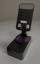 5-in-1 Wireless Bluetooth Speaker  Phone Holder with Ambient Light Black 