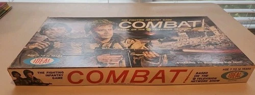 Vtg 1963 Ideal Combat Fighting Infantry Board Game ABC Show 99% Complete