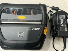 Zebra ZQ52-AUE0010-00 ZQ520 Mobile Thermal 4" Printer Bluetooth With Adapter