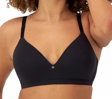 Maidenform Women's Luxe Wireless T-Shirt Bra DM2402 Black 38B MSRP 48
