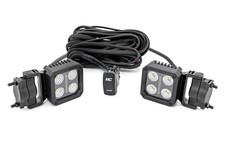 Rough Country Black Series Led Lights Pair 2 Flood Swivel Mount Jeep Truck Utv Rough Country Black Series Led Lights Pair 2 Flood Swivel Mount Jeep Truck Utv