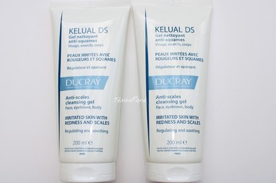 2x Ducray Kelual DS Foaming Gel Cleanses Purifies and Soothes 200ml