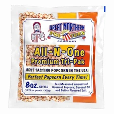 Great Northern Popcorn Company Antique Style Popcorn Popper 8 oz Packs Kernel...