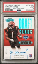 2021 Ja'Marr Chase (RC) Panini Contenders - Draft Class - RPS  /25 - PSA 9