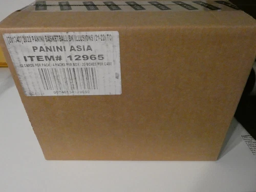 2021-22 Panini Basketball Illusions Asia Edition Factory Sealed 20 Box Case