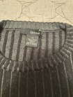 Calvin Klein Mens Black Crewneck Pullover Long Sleeve Sweater Sz Large — photo 4