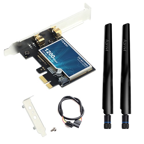 Desktop PCIe WiFi Karta Bluetooth Dual Band 802.11ac PCI Sieć Adapter bezprzewodowy - Zdjęcie 9 z 9