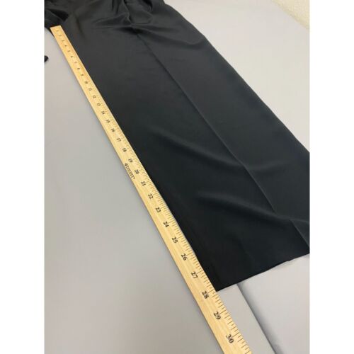 Max Mara High Waist Wide Leg Trouser Pants Black Womens size 8 Career Capsule - Picture 12 of 12