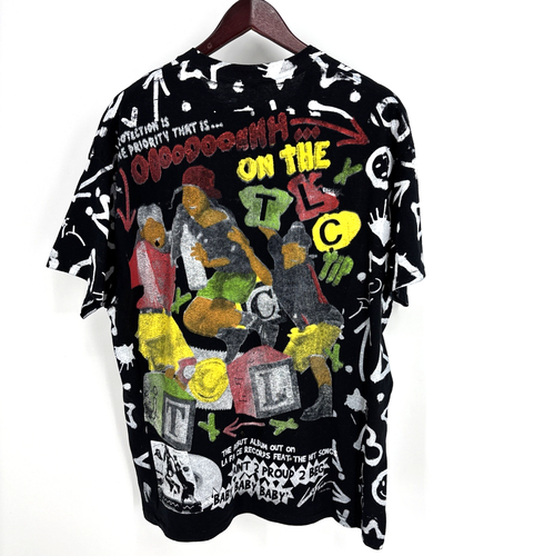 Backstock Co TLC T-Boz Left Eye Chilli Double Sided Rap Tee Shirt XL All Over - Bild 9 von 9