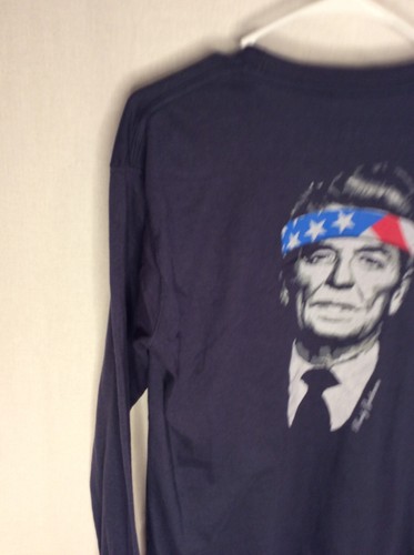 Rowdy Gentleman Pocket Tee T-Shirt Size L Large Long Sleeve "Reagan" #2119 - Picture 6 of 12