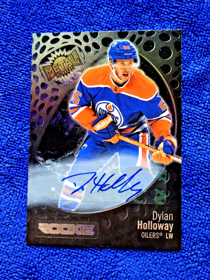 2022-23 Skybox NHL Metal Universe Rookie Auto /349 Dylan Holloway Autograph #197 - Image 4 of 4