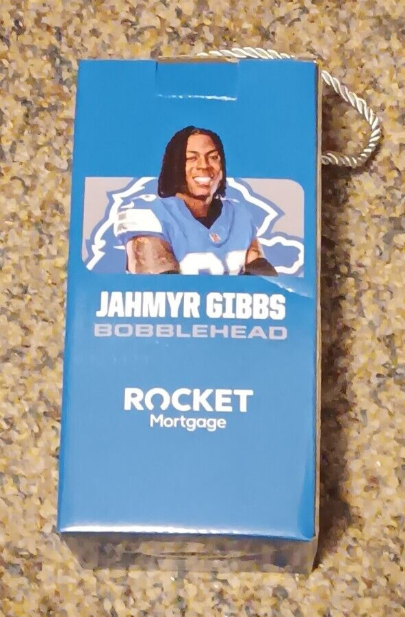2024 Jahmyr Gibbs Detroit Lions Bobblehead SGA v Los Angeles Rams