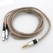 2.5/3.5/6.5/4.4mm Jack Plug 16 Core 7N OCC Headphone Cable for Sennheiser HD800s