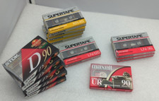 Mixed Lot of 13 Blank Audio Cassette Tapes - New Sealed