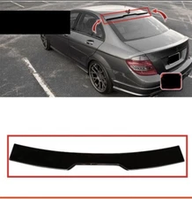 08-14 For Mercedes Sedan W204 Psm Sty C300 C350 C63 Black Rear Roof Spoiler ABS
