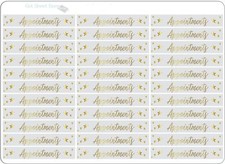 Appointment Planner Stickers / 1.5  Planner Headers/Text Script Stickers /  ...