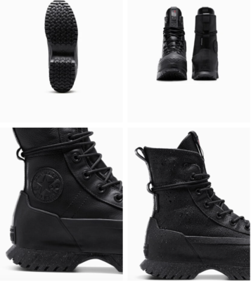 NEW CONVERSE Men Lugged 2.0 XHi Waterproof Leather Boots  display picture 3