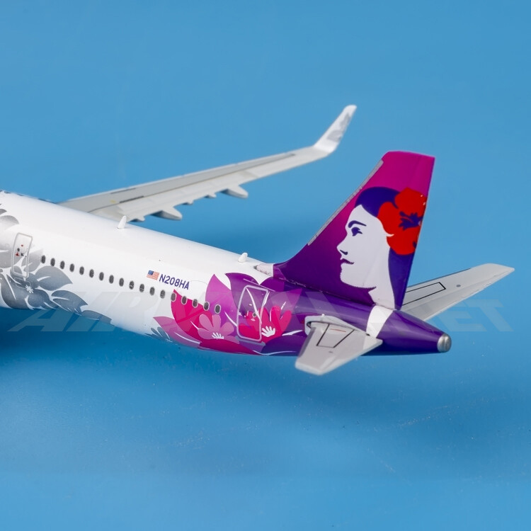 1:400 GeminiJets Hawaiian Airlines Airbus A321neo Diecast 1:400 GeminiJets Hawaiian Airlines Airbus A321neo Diecast