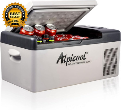 C15 Portable Car Freezer,12 Volt Refrigerator, 16 Quart (15 Liter) Fast Cooling 