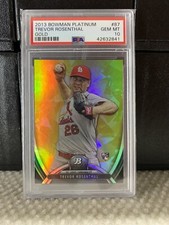 2013 Bowman Platinum Gold #87 Trevor Rosenthal PSA GEM MT 10