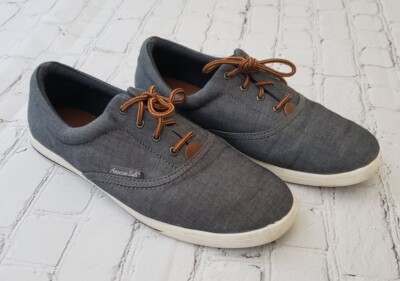 American Eagle Outfitters AE Men's Gray Canvas Casual Tennis - Main Image