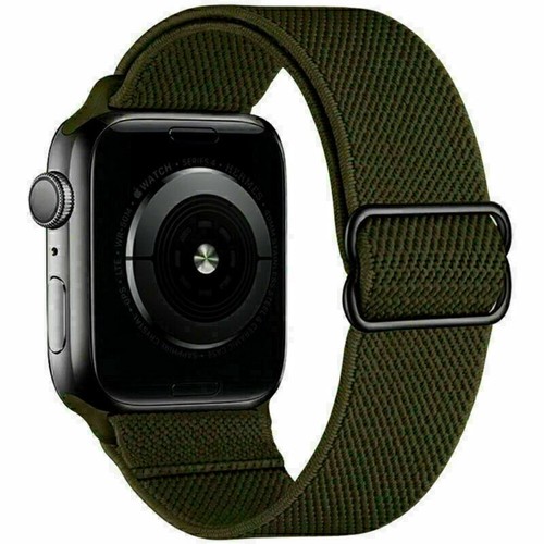 Elastyczny pasek do Apple Watch Series 9/8/Ultra2/7/6/5/SE 38-45mm 49mm nylonowy pasek - Zdjęcie 23 z 29