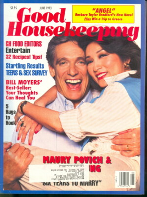 1993 Good Housekeeping Magazine: Maury Povich & Connie Chung