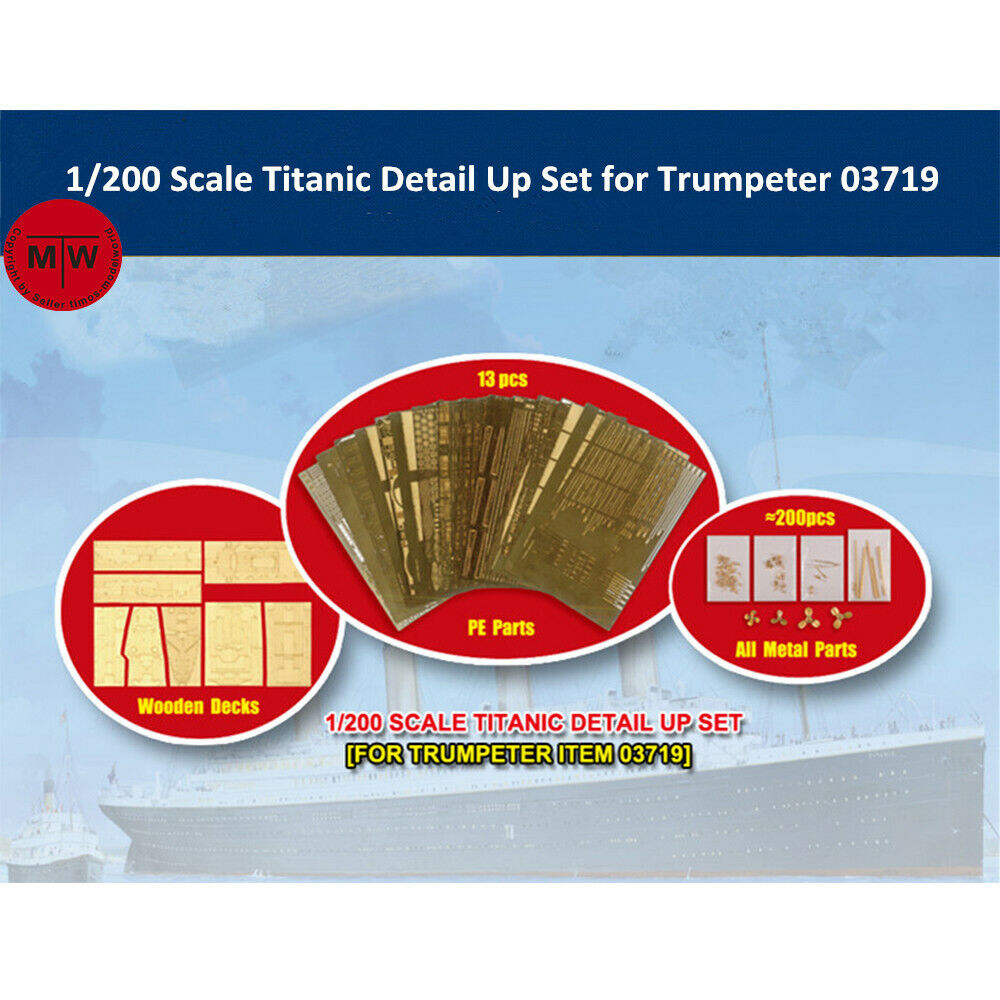 Trumpeter 66600 1/200 Scale Titanic Detail Up Set for Trumpeter 03719 Model Kits