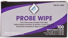 Thermometer Sanitizing Wipes Probe Wipe Sachet 100 Wipes