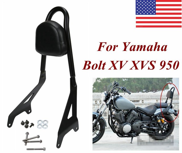 Detachable Backrest Sissy Bar With Pad For Yamaha Star Bolt XV950