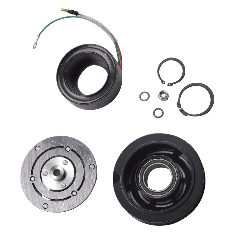 Новый комплект муфты компрессора переменного тока подходит: Honda Fit 2007-2008 1,5 л ПОДШИПНИК КАТУШКИ ШКИВА - Изображение 3 из 4