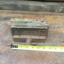 Vintage DUNLAP No 506 Woodworking Under Bench Bench Vise 6-1/2'' Jaw Made In USA