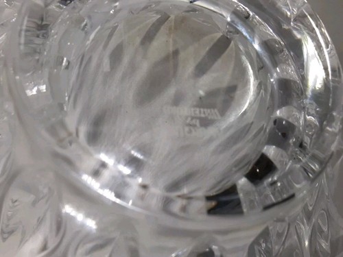 STUNNING MARQUIS BY WATERFORD CRYSTAL SHERIDAN PATTERN FANCY BOWL 8” - Picture 22 of 23
