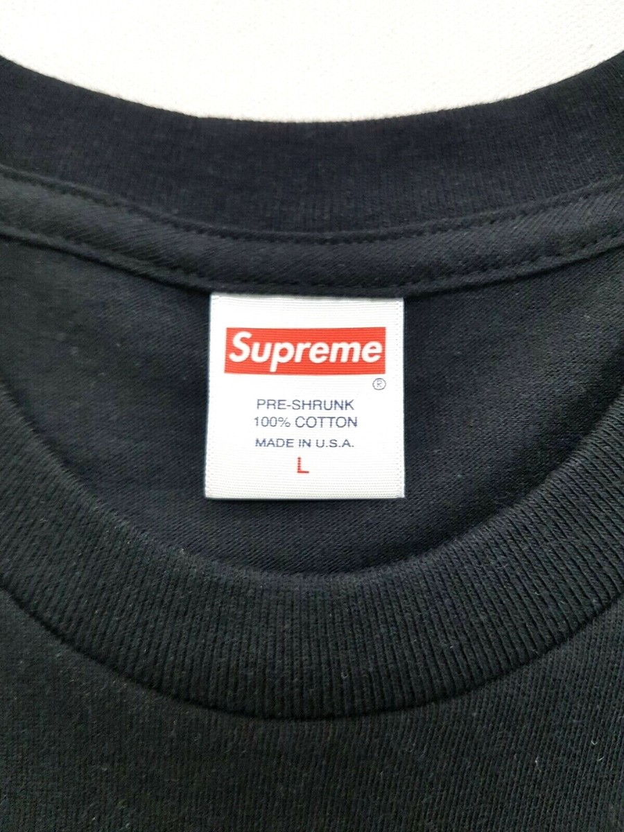 Supreme Slayer Eagle Tee Black Size Large T-Shirt FW16 Rock Supreme Slayer Eagle Tee Black Size Large T-Shirt FW16 Rock