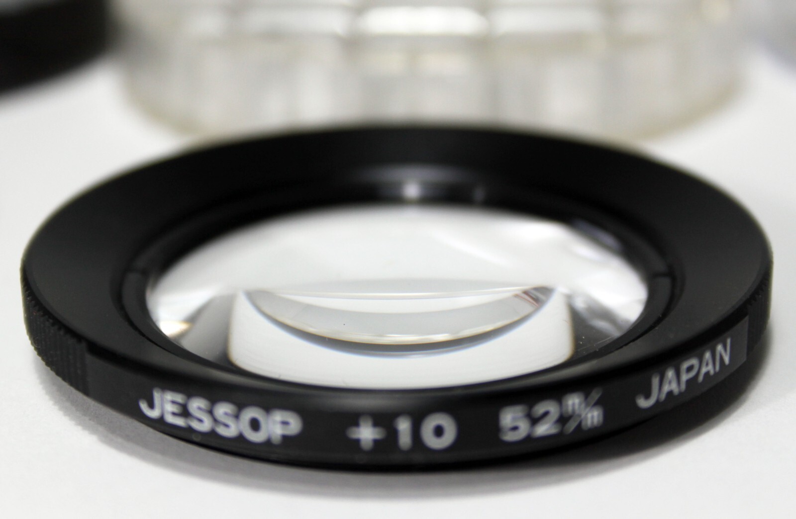 JESSOP 52mm Camera Lens Filters CLOSEUP +3 and +10 MACRO + SKYLIGHT