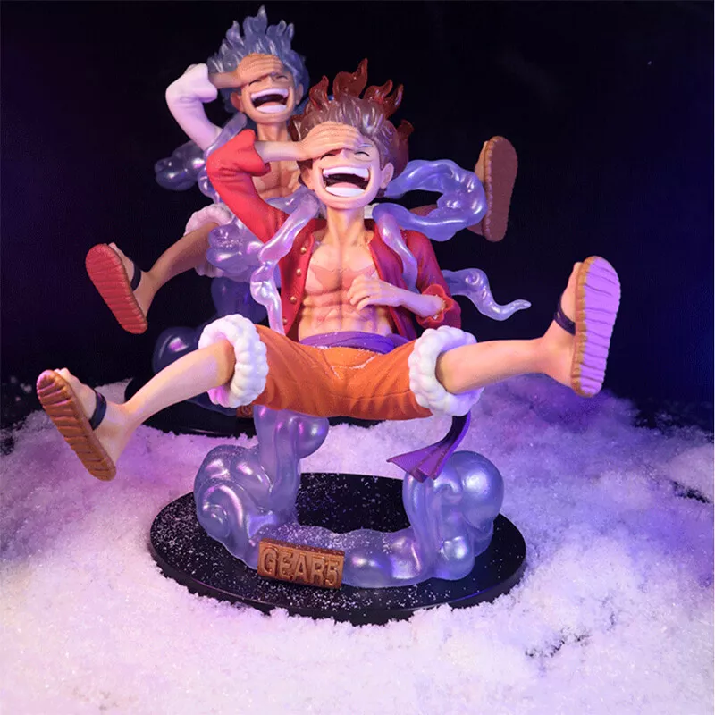 One Piece Luffy Gear 5 Anime Action Figure Sun God Nika Luffy Figurine  Anime Pvc Statue Model Car Ornament Collectible Doll Toys