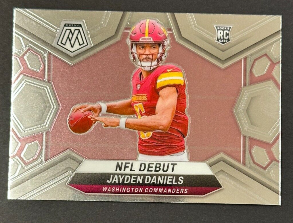 2024 Panini Mosaic - NFL Debut Silver Base #272 Jayden Daniels (RC)