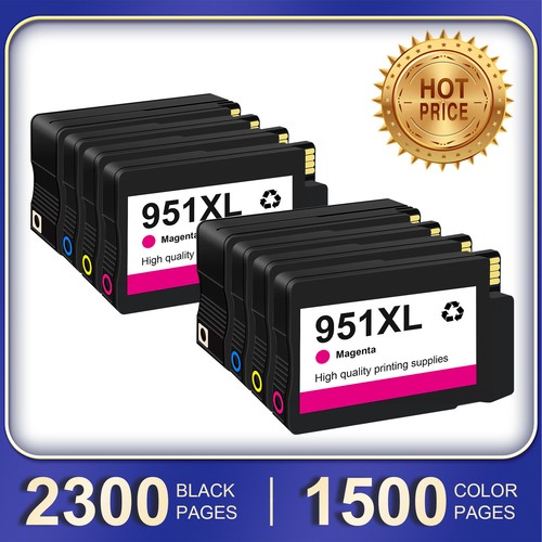Lote de 1-15 tintas 950XL 951XL para HP Office Pro 8615 8625 8100 276dw 251dw - Imagen 12 de 15