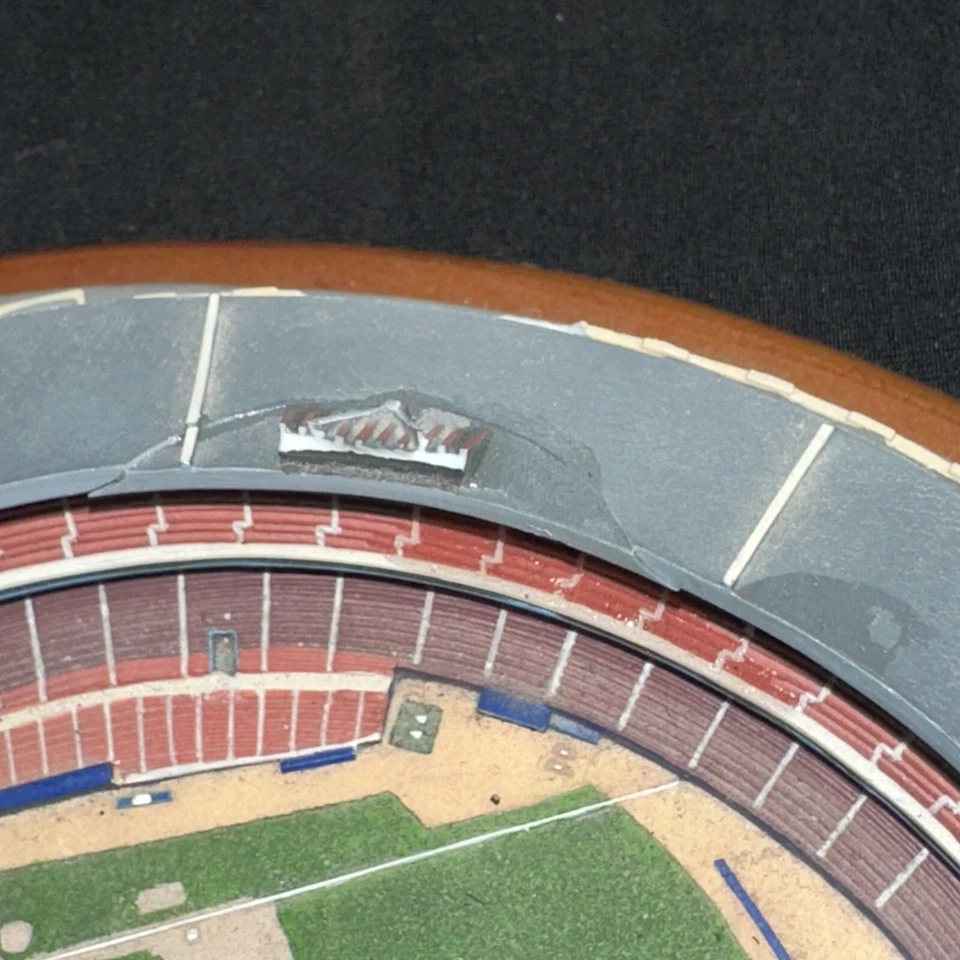 Danbury Mint Cleveland Municipal Stadium Baseball Replica Cleve Indians damage - Image 2 of 4