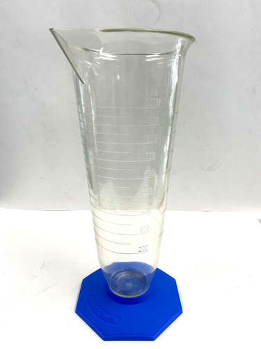 Nalgene 1000 Ml Graduated Cylinder Tapered With Pouring Spout Ebay